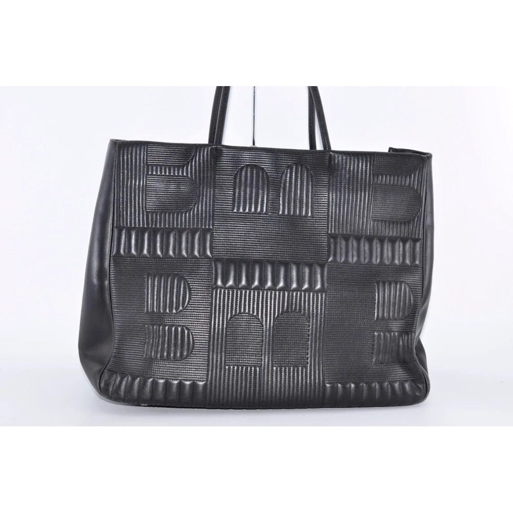 BALLY Toto Bag Hand Bag Leather Black Authentic